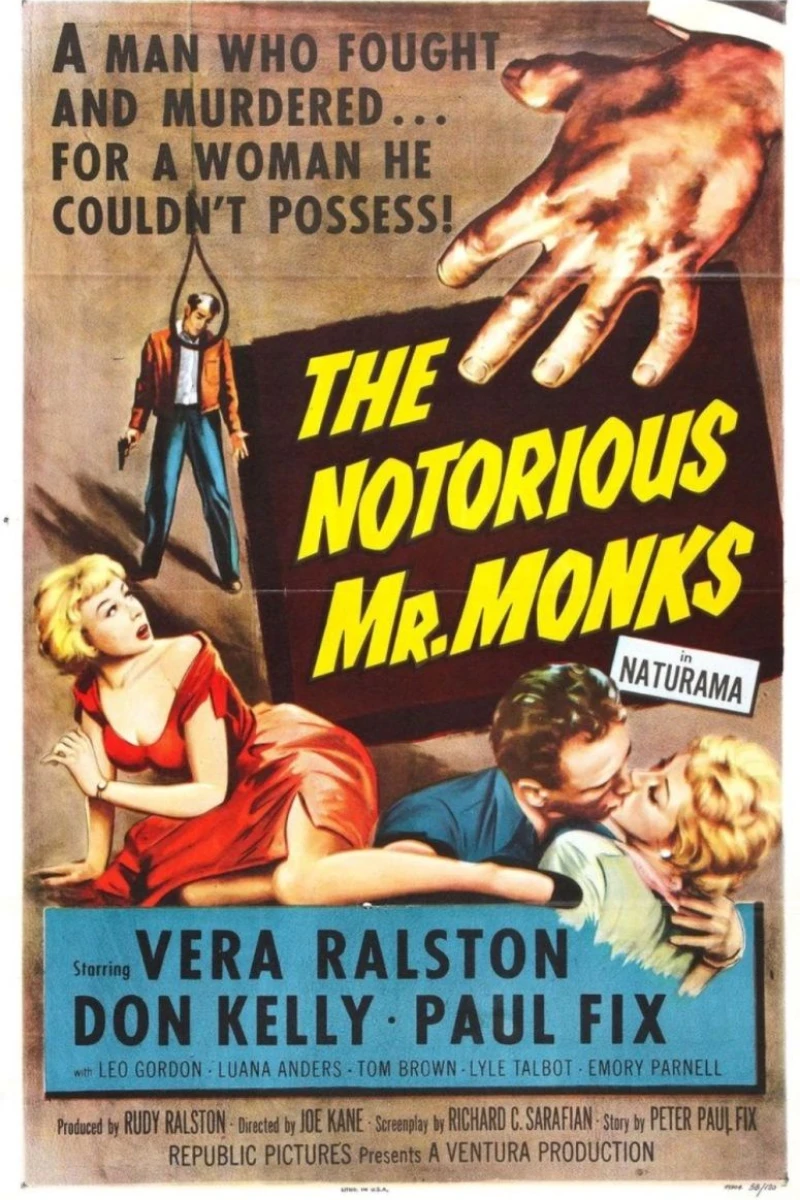 The Notorious Mr. Monks Poster