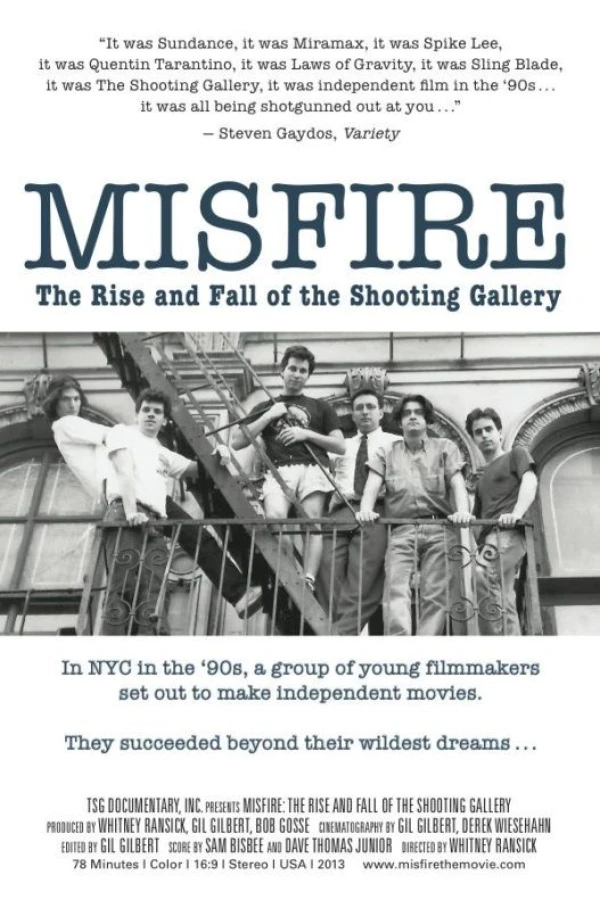 Misfire: The Rise and Fall of the Shooting Gallery Poster