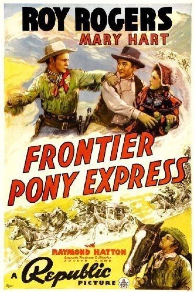 Frontier Pony Express Poster