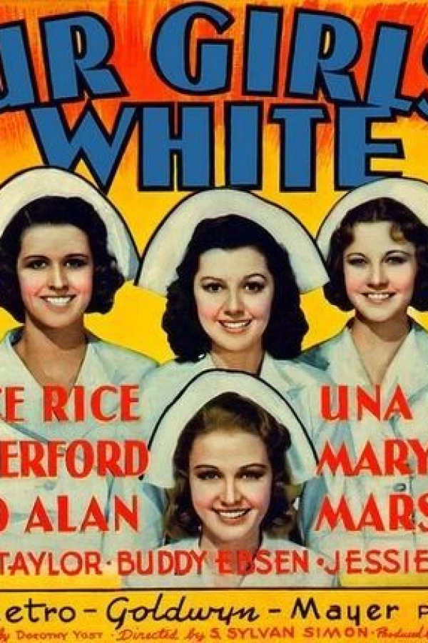 Four Girls in White Poster