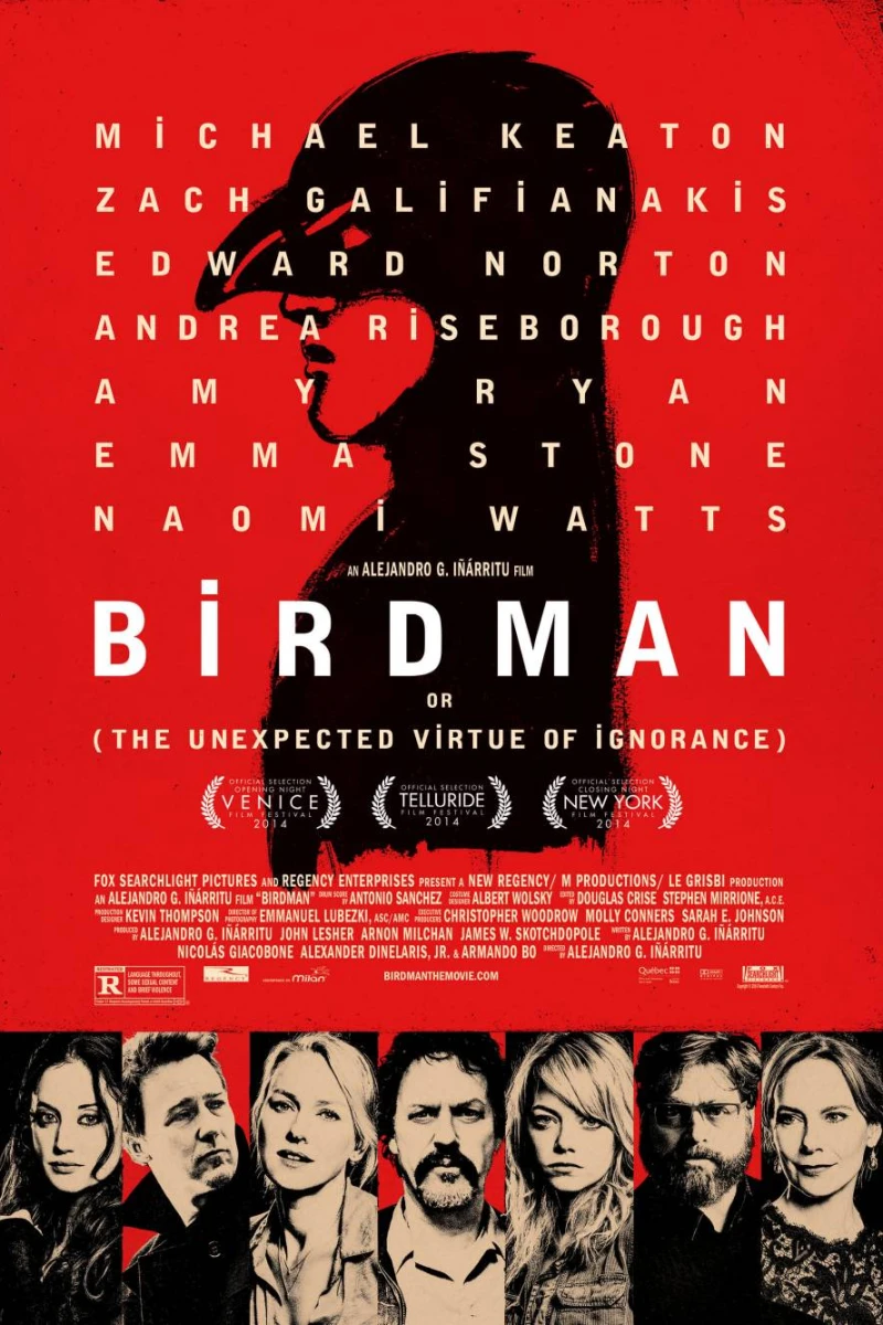 Birdman o (L'imprevedibile virtù dell'ignoranza) Poster