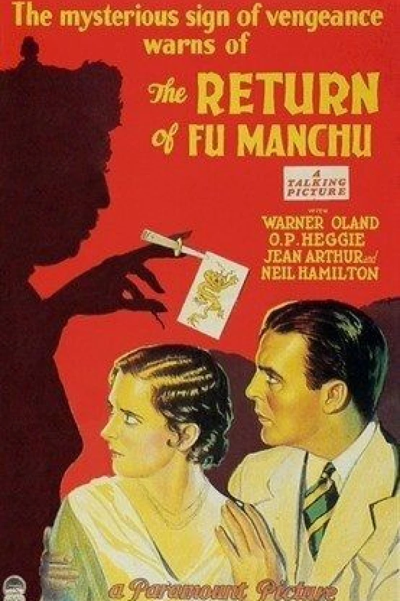 The Return of Dr. Fu Manchu Poster