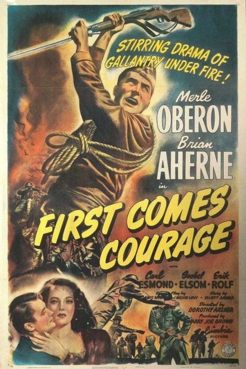 First Comes Courage Poster