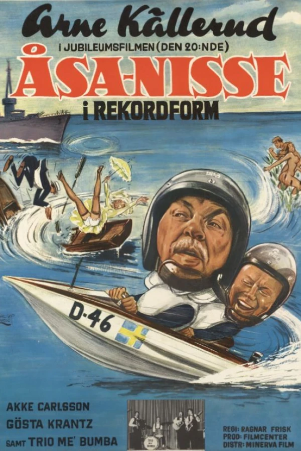 Åsa-Nisse i rekordform Poster
